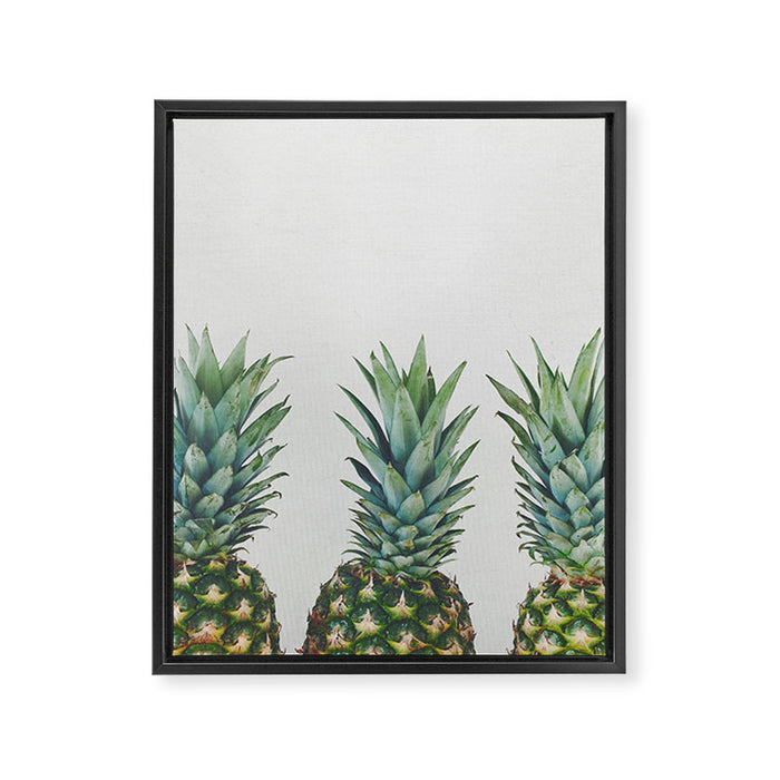 Pineapple Trio Framed Canvas Print Gallery Image 1