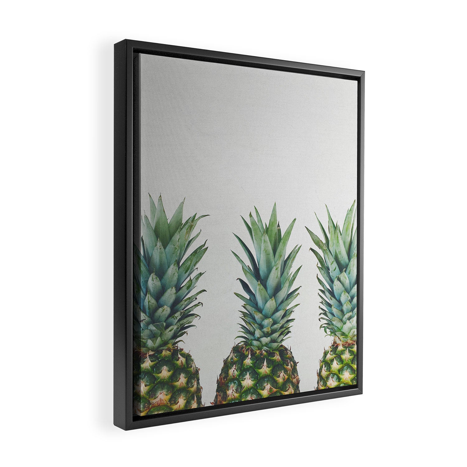 Pineapple Trio Framed Canvas Print Gallery Image 2