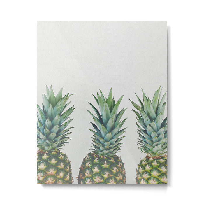 Pineapple Trio Metal Print Gallery Image 1