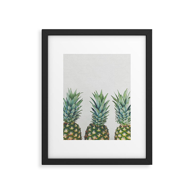 Pineapple Trio Framed Art Print Gallery Image 6