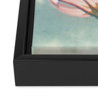 Pink Cosmos Framed Canvas Print Gallery Image 3