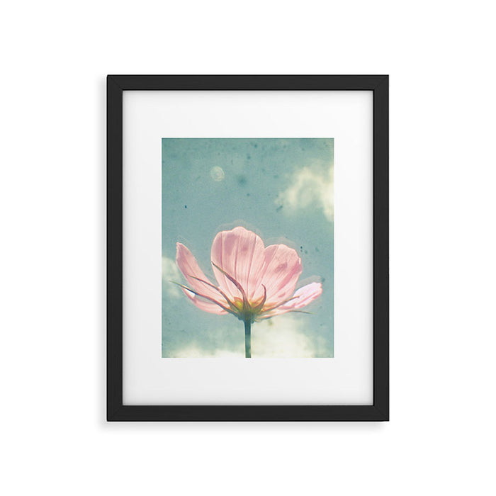 Pink Cosmos Framed Art Print Gallery Image 1