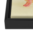 Pink Dinosaur Framed Canvas Print Gallery Image 3