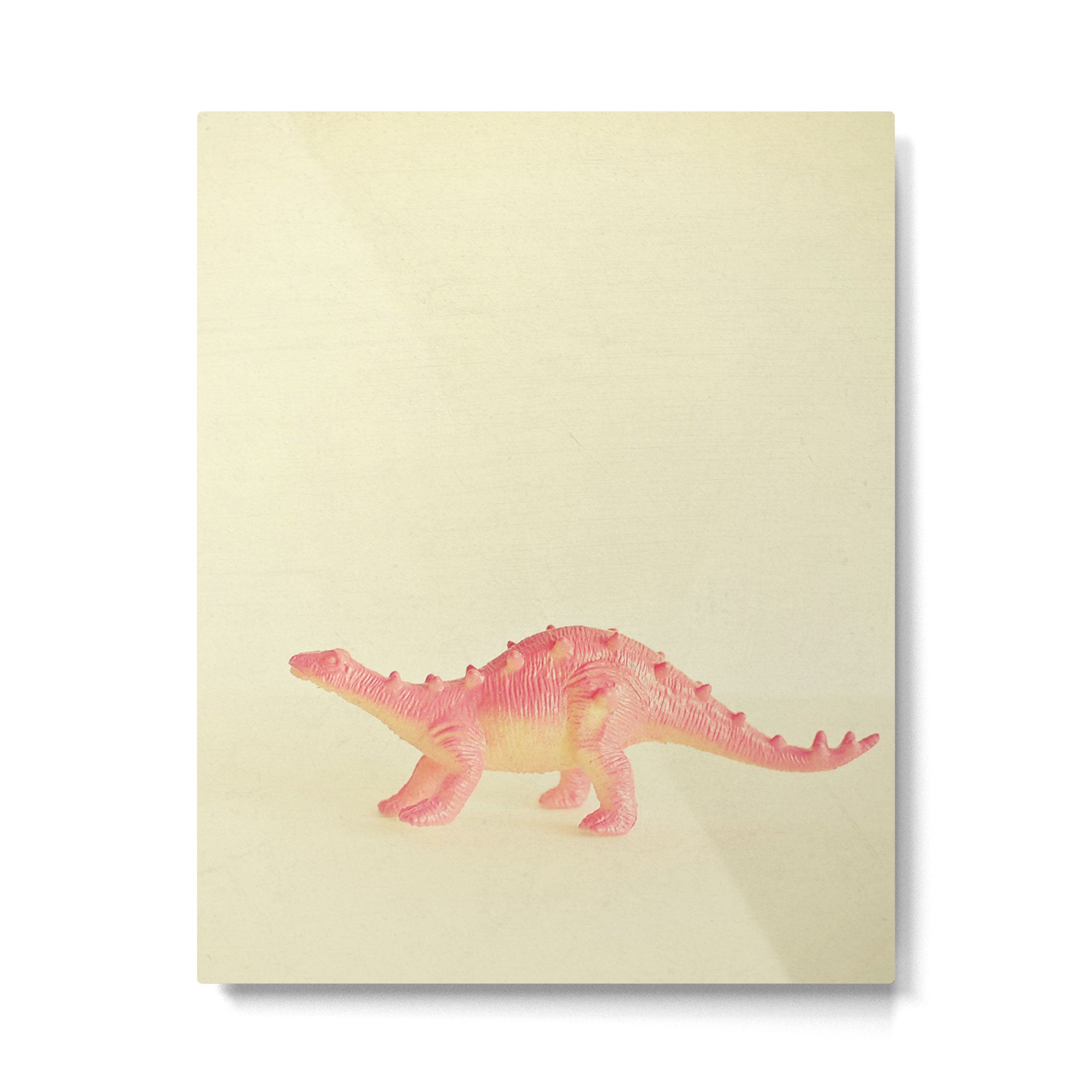 Pink Dinosaur Metal Print Gallery Image 6