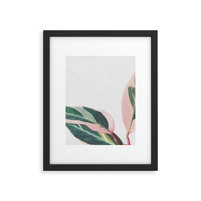 Pink Leaves II Framed Art Print Gallery Image 4