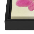 Pink Orchid Framed Canvas Print Gallery Image 3