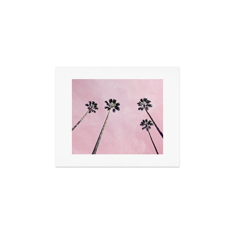 Pink Palms Art Print Gallery Image 1