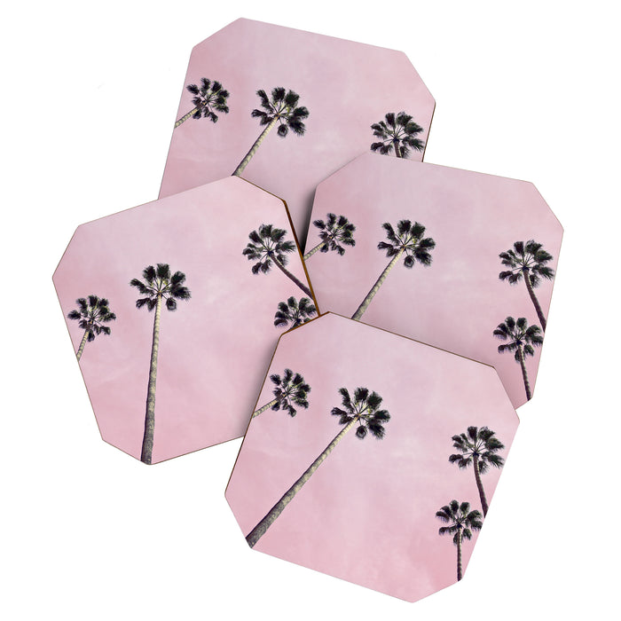 Pink Palms Coaster Gallery Image 1