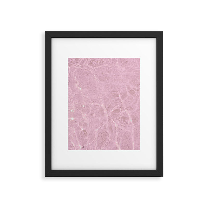Pink Water Framed Art Print Gallery Image 6