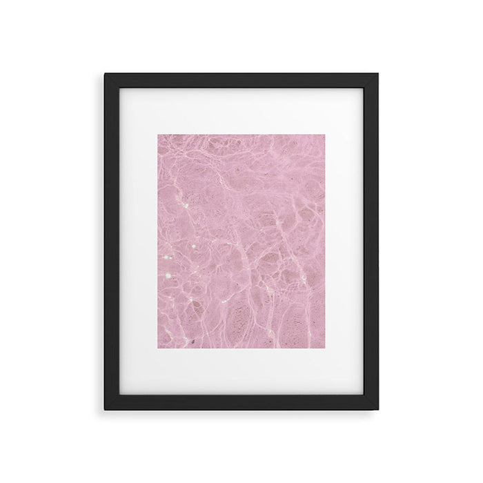 Pink Water Framed Art Print Gallery Image 1