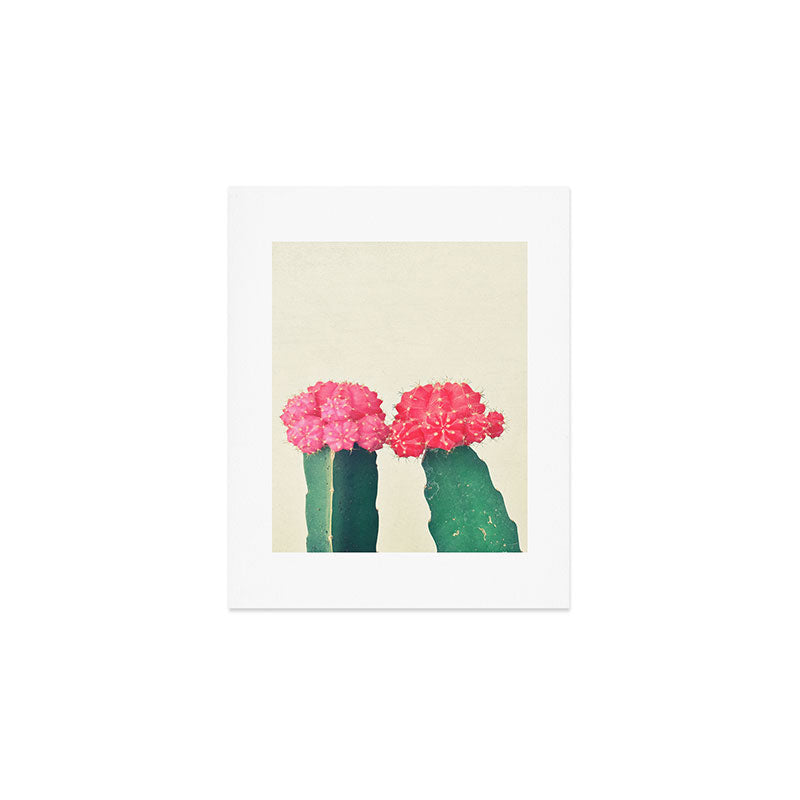 Plaid Cacti Art Print Gallery Image 1