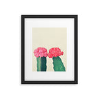 Plaid Cacti Framed Art Print Gallery Image 4