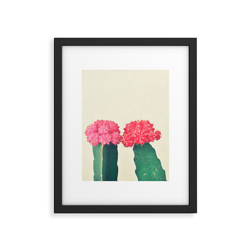 Plaid Cacti Framed Art Print Gallery Image 4