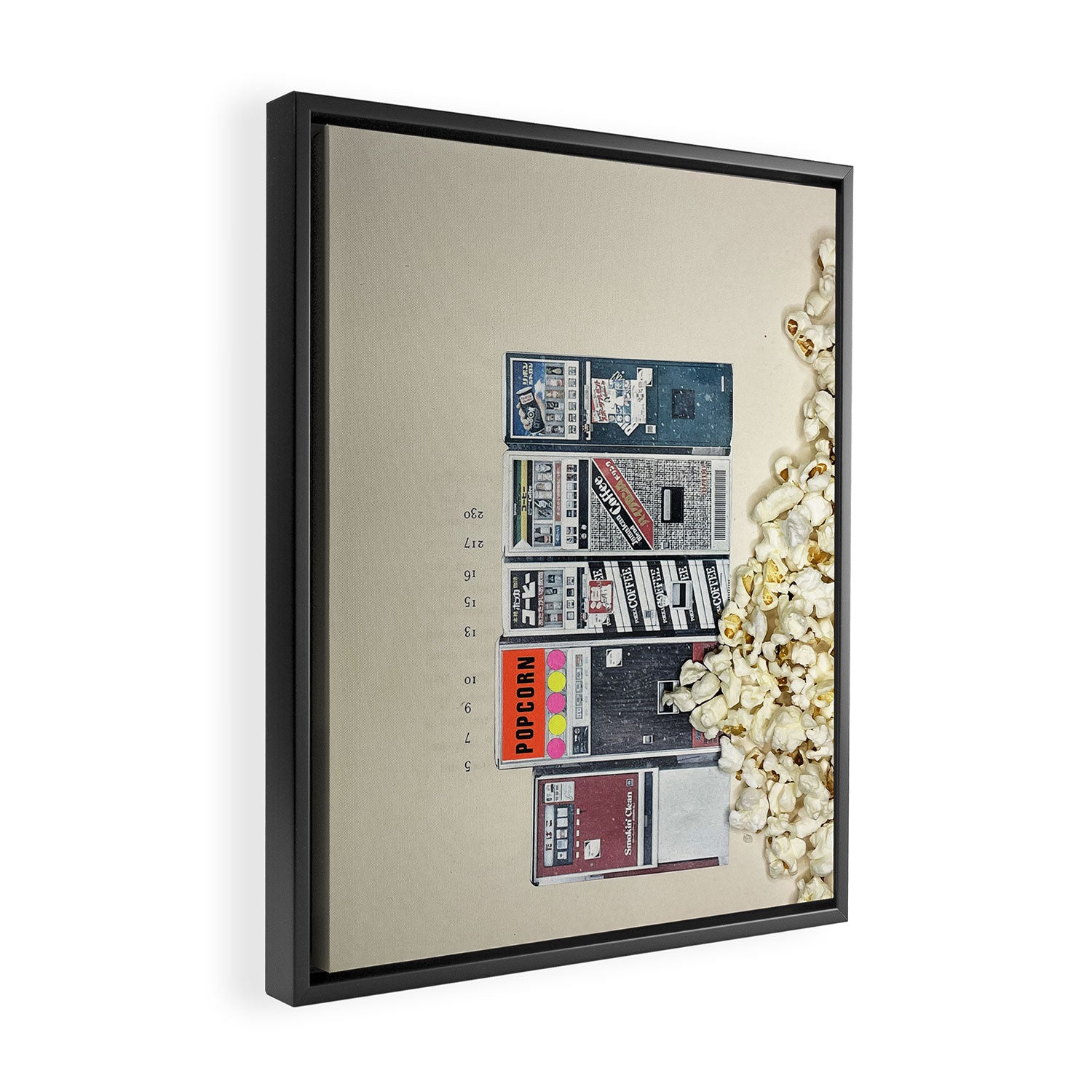 Popcorn Framed Canvas Print Gallery Image 2