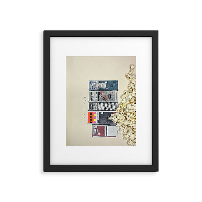Popcorn Framed Art Print Gallery Image 1