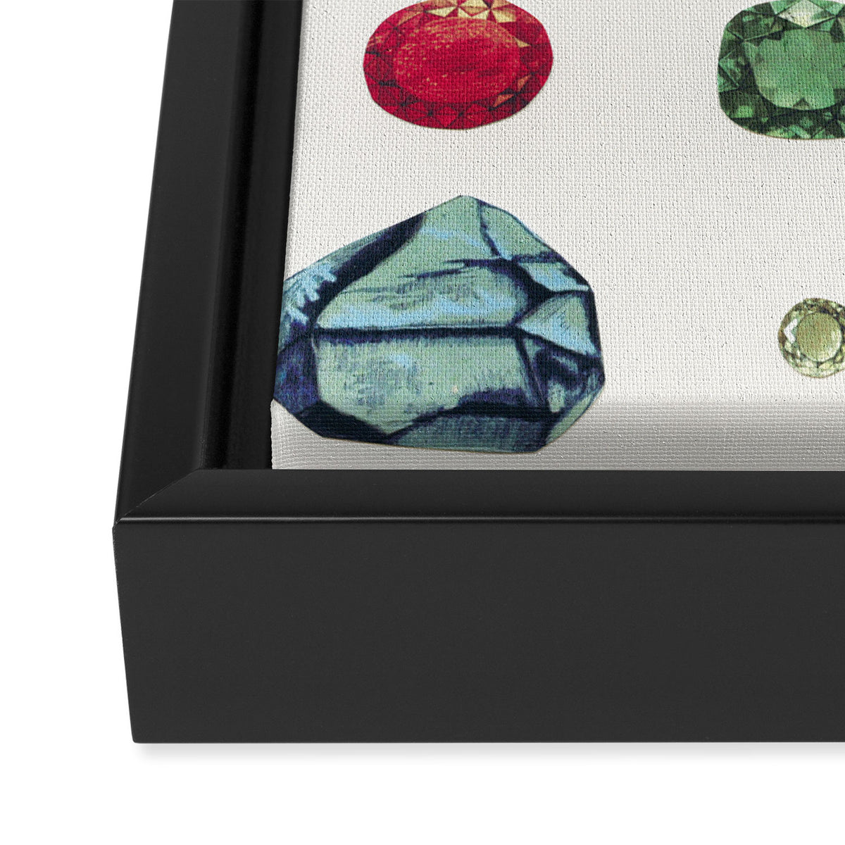 Precious Stones Framed Canvas Print Gallery Image 3