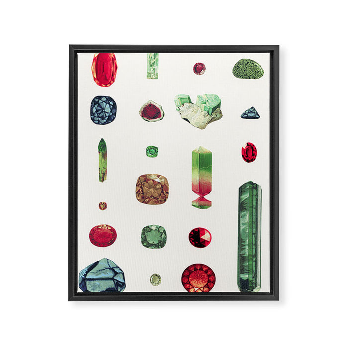Precious Stones Framed Canvas Print Gallery Image 1
