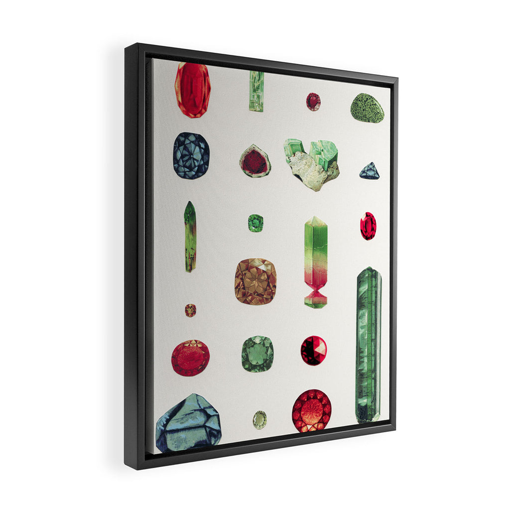 Precious Stones Framed Canvas Print Gallery Image 2