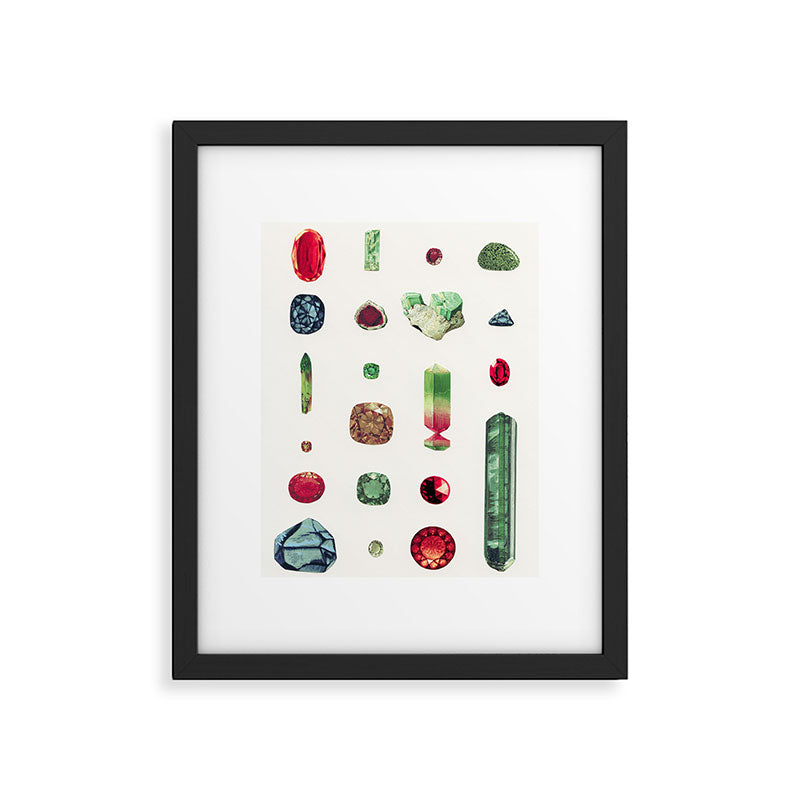 Precious Stones Framed Art Print Gallery Image 5