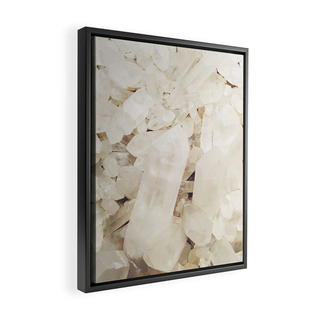 Quartz Crystals Framed Canvas Print Gallery Image 2