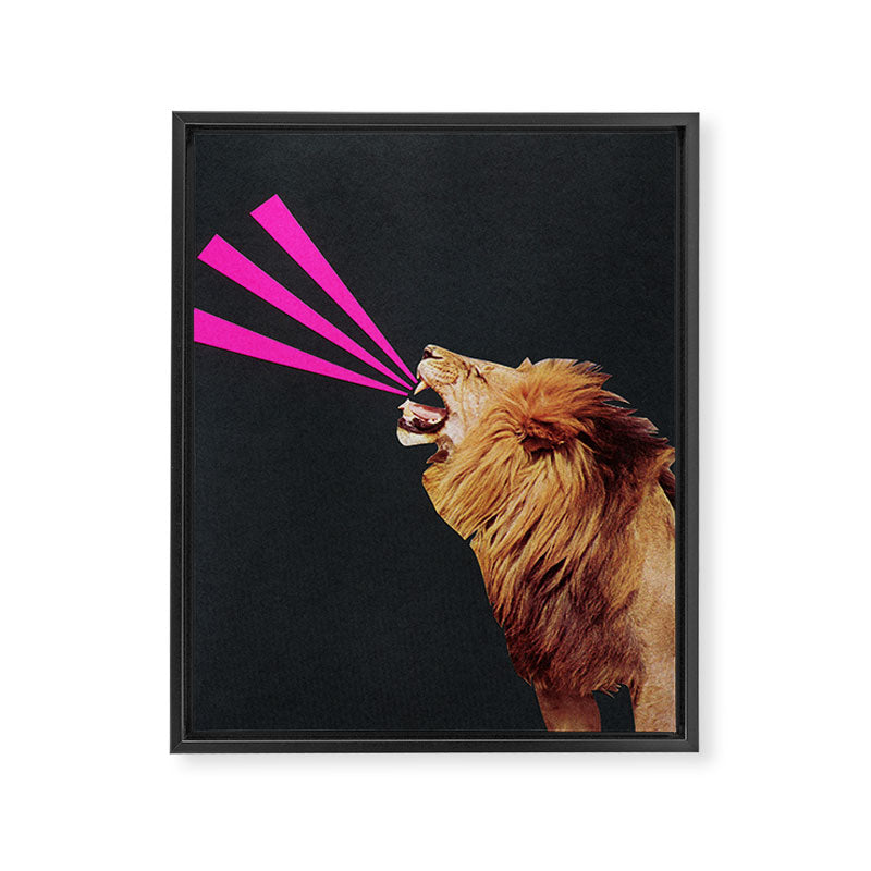 ROAR Framed Canvas Print Gallery Image 6