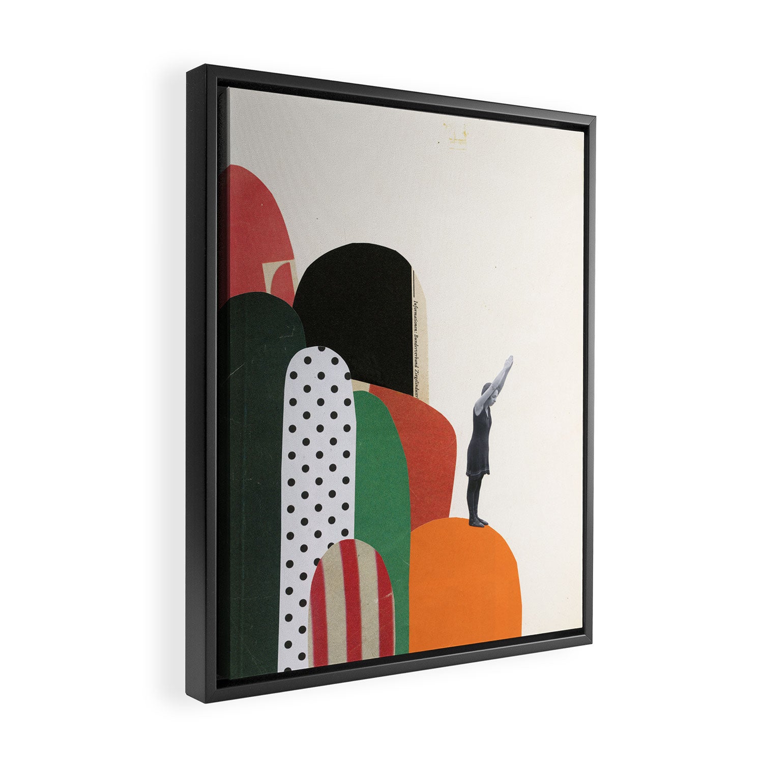 Rock Diving II Framed Canvas Print Gallery Image 2