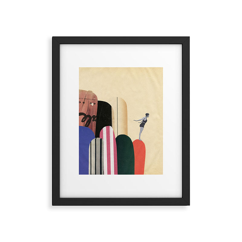 Rock Diving III Framed Art Print Gallery Image 5