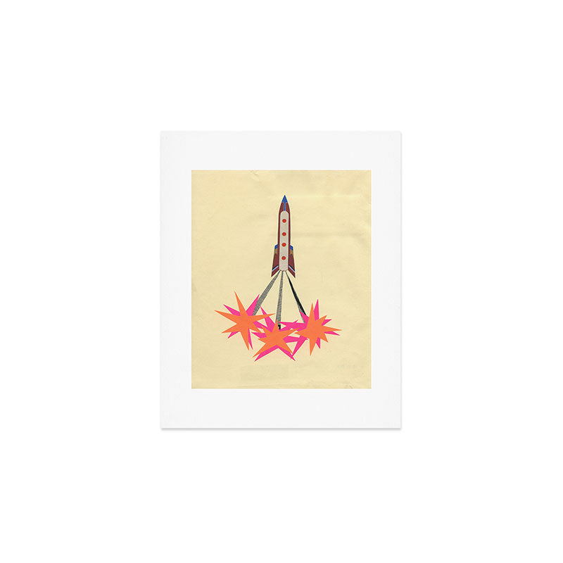 Rocket Art Print Gallery Image 1