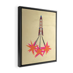 Rocket Framed Canvas Print Gallery Image 2
