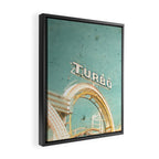 Roller Coaster Framed Canvas Print Gallery Image 2