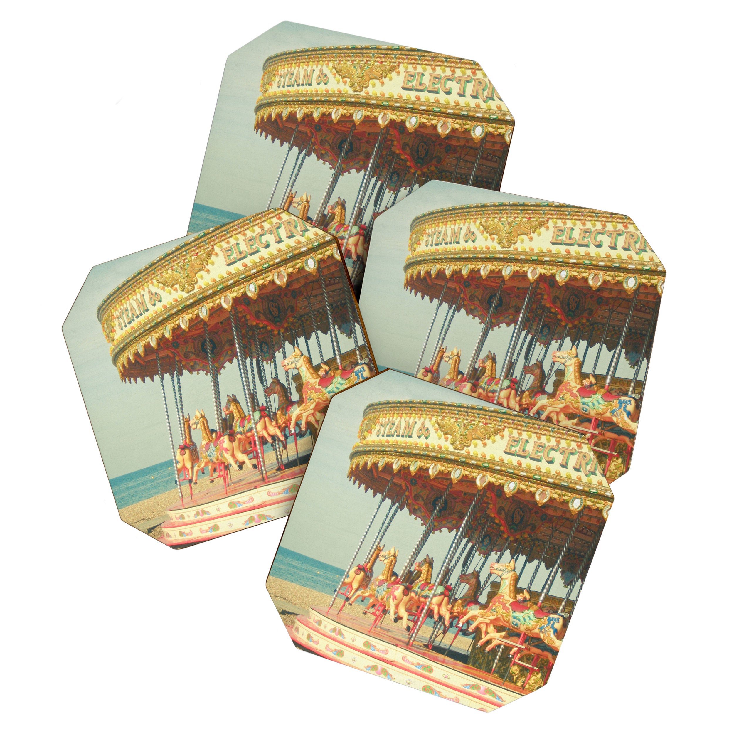 Seaside Carousel Coaster Gallery Image 1
