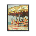 Seaside Carousel Framed Canvas Print Gallery Image 8