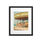 Seaside Carousel Framed Art Print Gallery Image 6