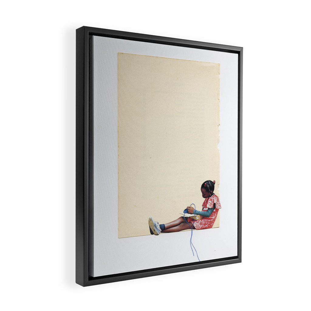 Sewing Bee Framed Canvas Print Gallery Image 2