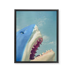 Shark! Framed Canvas Print Gallery Image 8