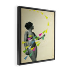 She's a Whirlwind Framed Canvas Print Gallery Image 2