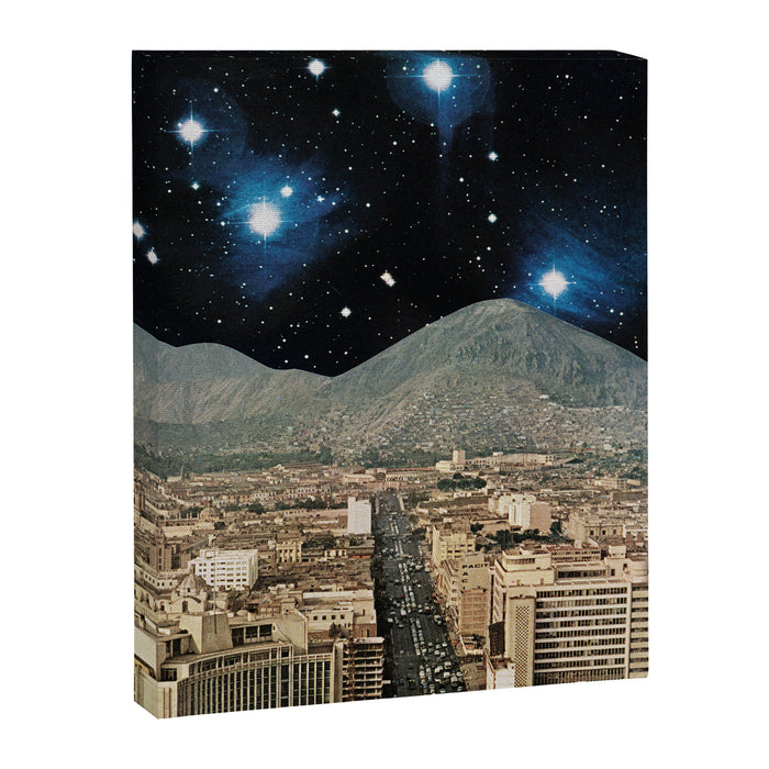Space City Canvas Print Gallery Image 1