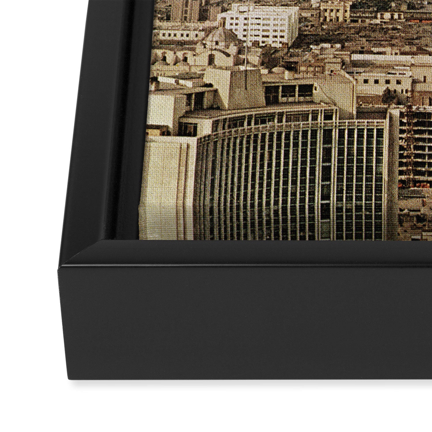 Space City Framed Canvas Print Gallery Image 3