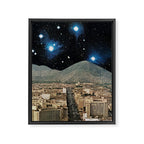 Space City Framed Canvas Print Gallery Image 6