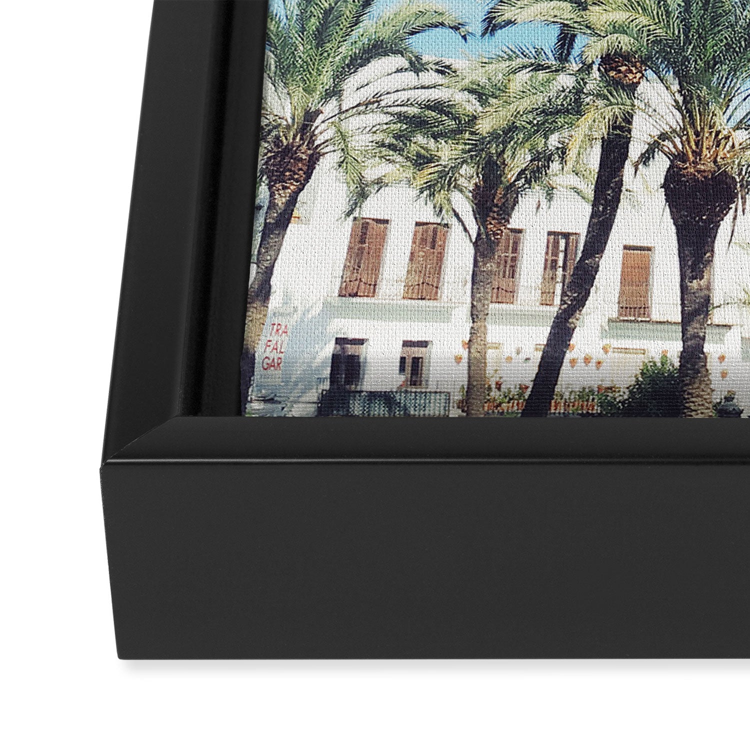 Spanish Square Framed Canvas Print Gallery Image 3
