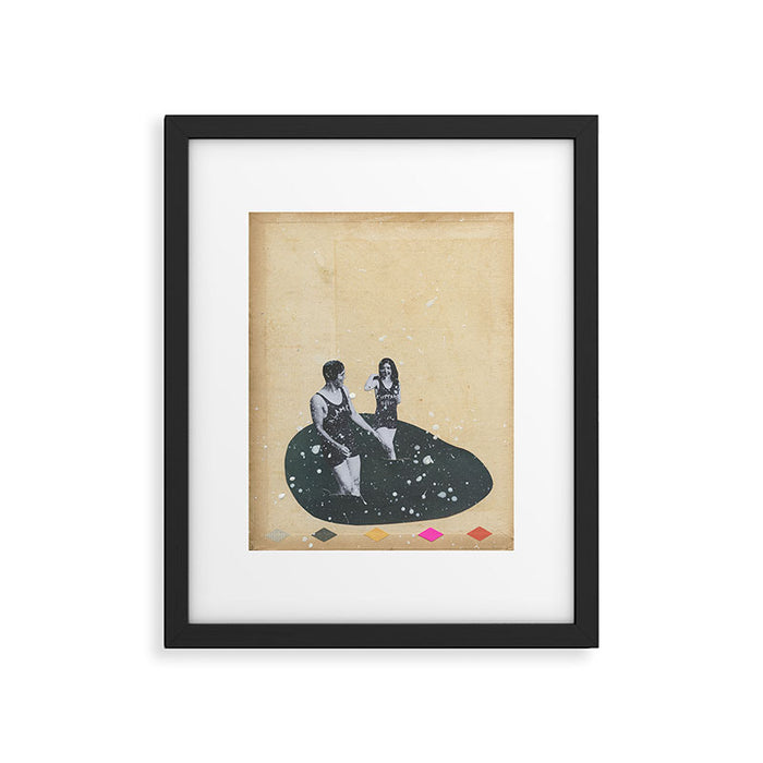 Splash Framed Art Print Gallery Image 1