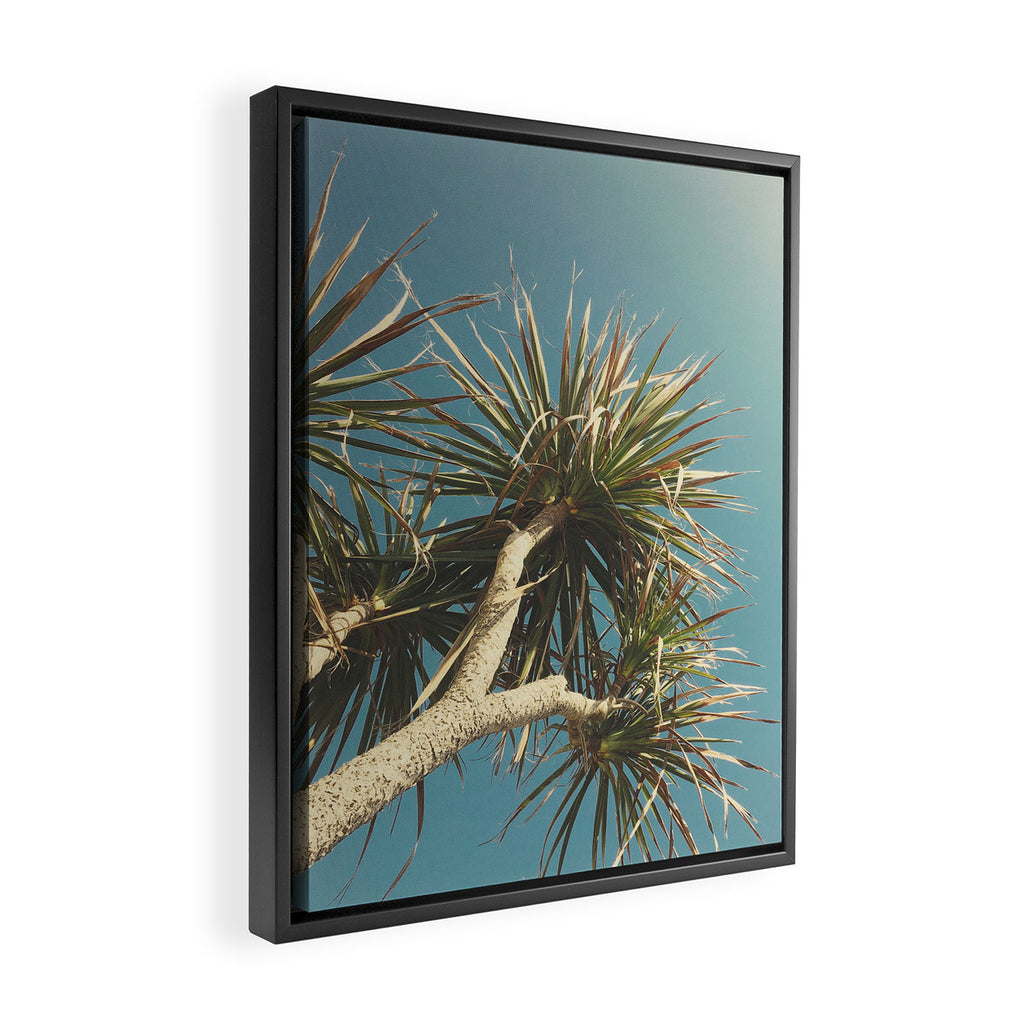 Spring Palm Framed Canvas Print Gallery Image 2