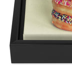 Stack of Donuts Framed Canvas Print Gallery Image 3