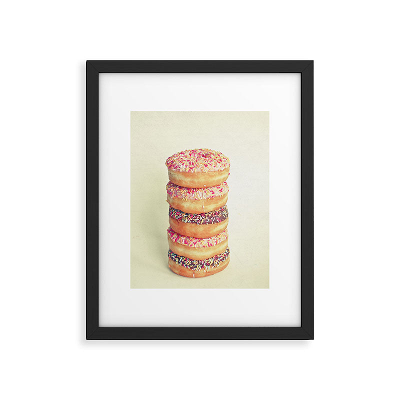 Stack of Donuts Framed Art Print Gallery Image 4