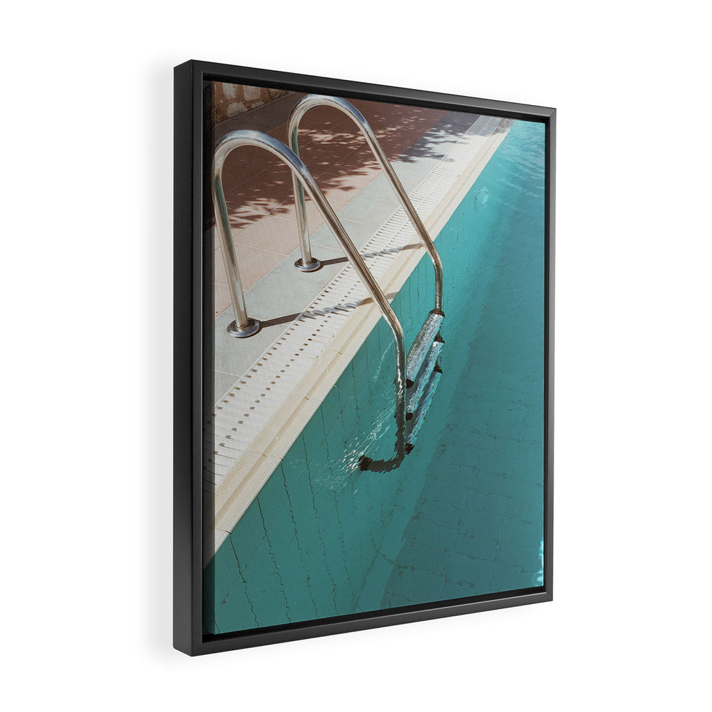 Swimming Pool IV Framed Canvas Print Gallery Image 2