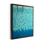 Swimming Pool IX Framed Canvas Print Gallery Image 2