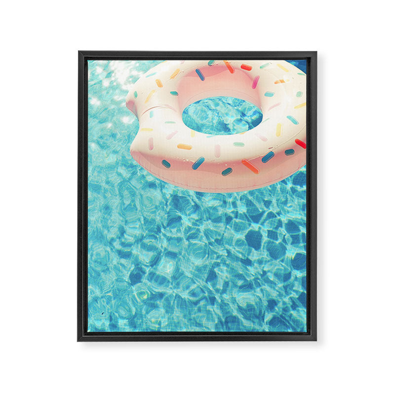 Swimming Pool VII Framed Canvas Print Gallery Image 8