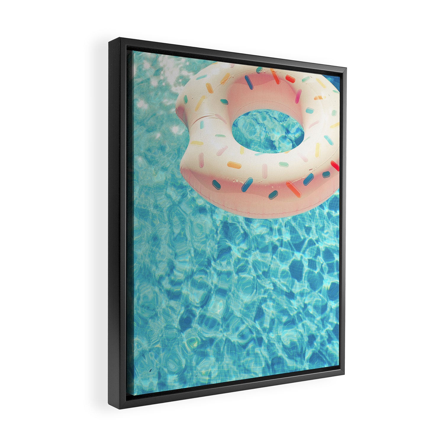 Swimming Pool VII Framed Canvas Print Gallery Image 2