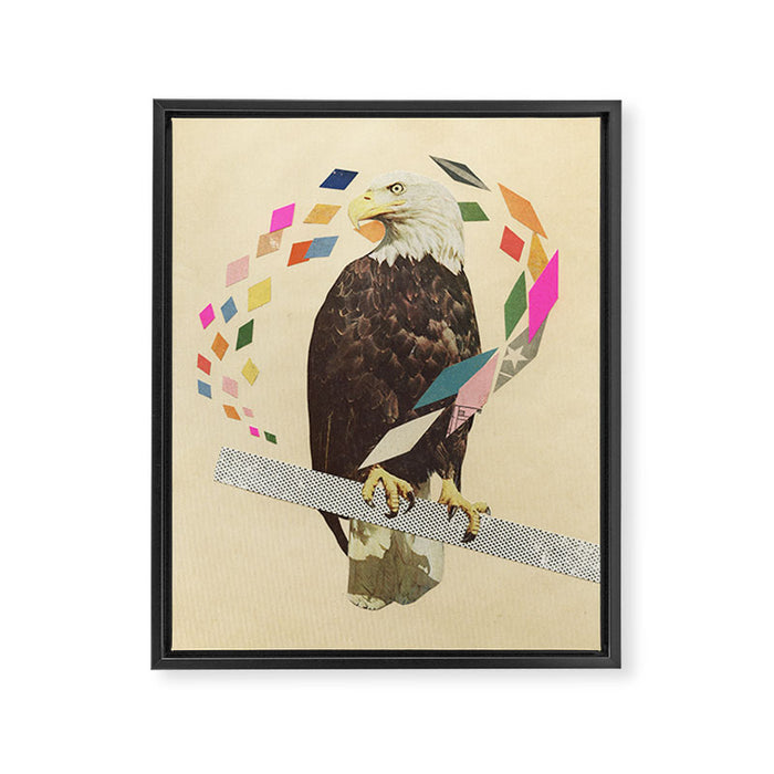 The Eagle Has Landed Framed Canvas Print Gallery Image 1