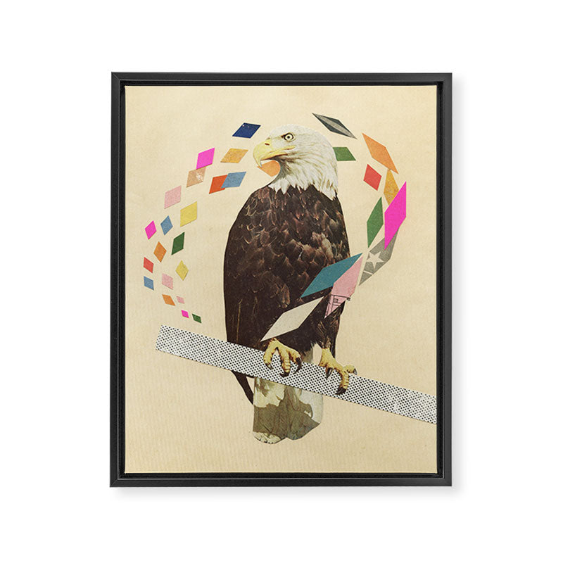 The Eagle Has Landed Framed Canvas Print Gallery Image 6